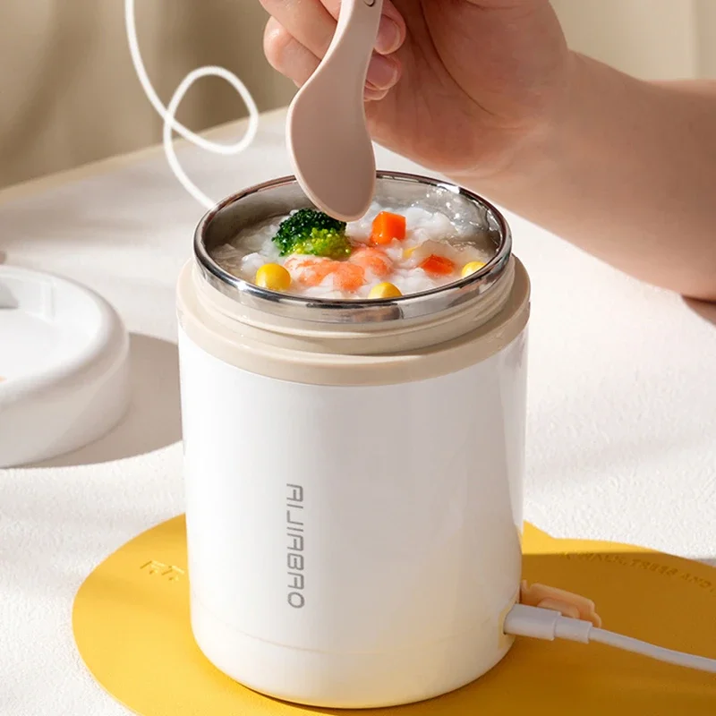 Baby Food Warmer - 600ML Portable USB Electric Heating Lunch