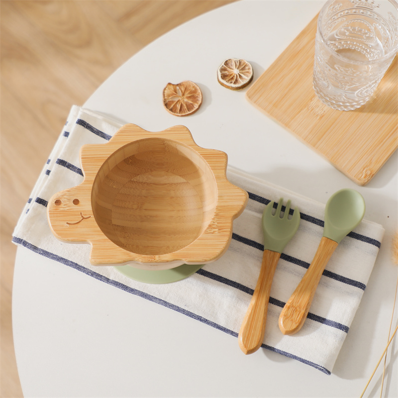 Baby Wooden Tableware Set Dino - Baby Food Menu ulasan dan harga