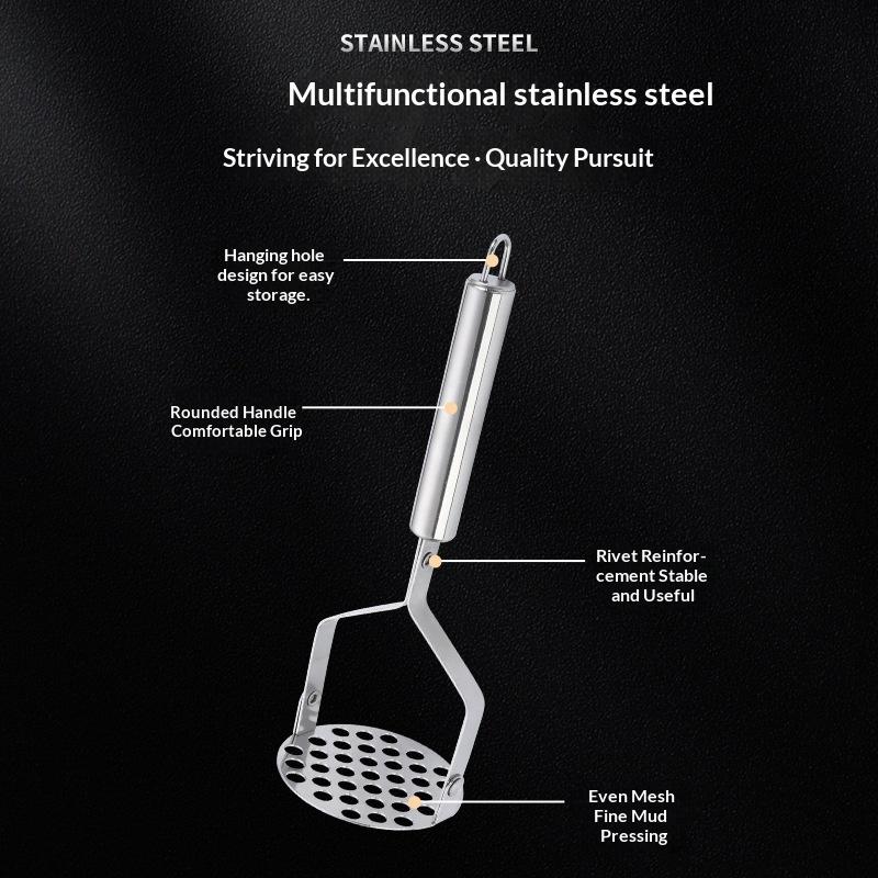 Stainless Steel Potato Masher  - Baby Food Vegetables ulasan dan harga