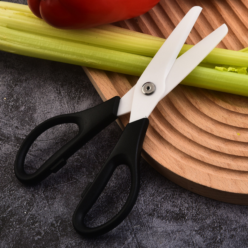 8 Inch Zirconia Ceramic Sharp  - Baby Food Scissors ulasan dan harga