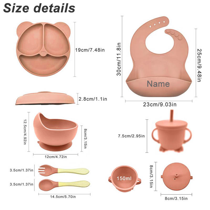 Personalized Name Tableware Fo - Baby Food Menu ulasan dan harga