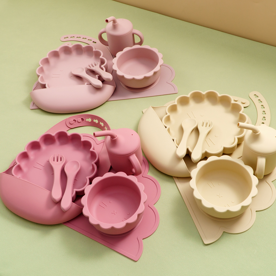 7PCS Baby Silicone Tableware S - Baby Food Menu ulasan dan harga