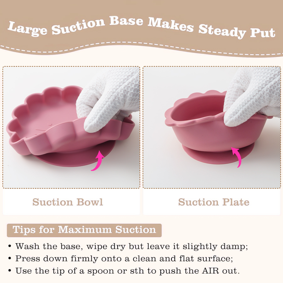 7PCS Baby Silicone Tableware S - Baby Food Menu ulasan dan harga