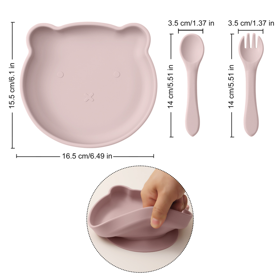 Mamaplan Silicone Kids Dishes  - Baby Food Menu ulasan dan harga