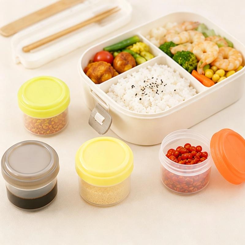 4Pcs Stackable PP Mini Food Ja - Baby Food Jars With Lids ulasan dan harga