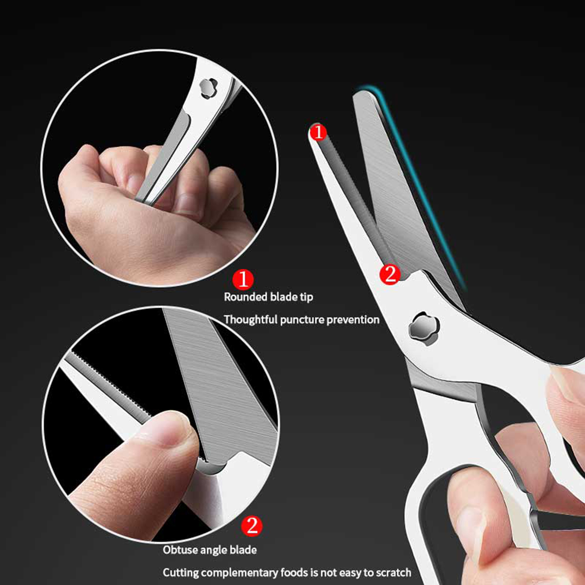 Complementary Food Scissors wi - Baby Food Scissors ulasan dan harga