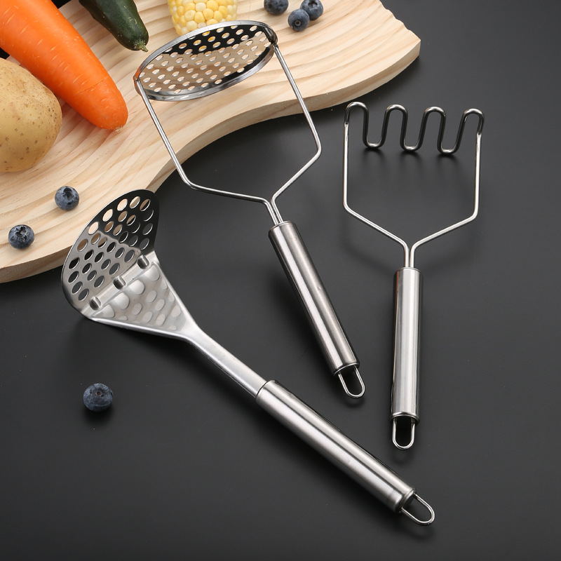 Stainless Steel Potato Masher  - Baby Food Vegetables ulasan dan harga