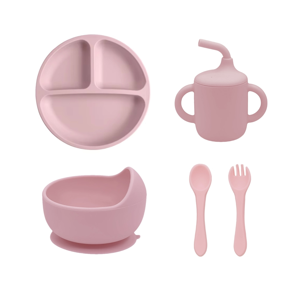 5pcs Silicone Baby Feeding Set - Baby Food Menu ulasan dan harga