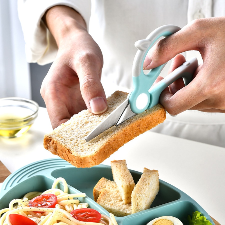 Auxiliary food scissors, food  - Baby Food Scissors ulasan dan harga