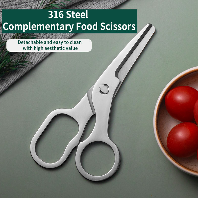 TUPI - Stainless Steel Scissor - Baby Food Scissors ulasan dan harga